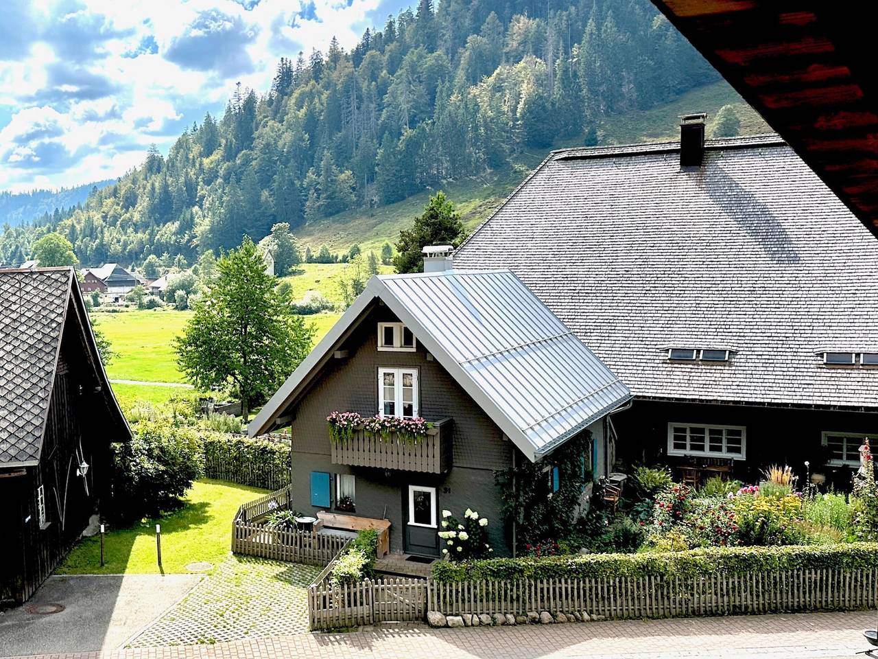 Ferienhaus "Backhüsli Am Bauerngarten" mit Bergblick, privater Terrasse und Wlan in St. Blasien, Südschwarzwald