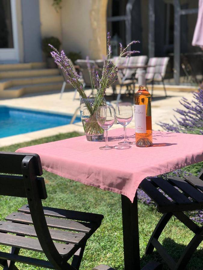 Maison d’hôte pour 6 personnes, avec piscine ainsi que vue et jardin, adapté aux familles à Mallemort - 2