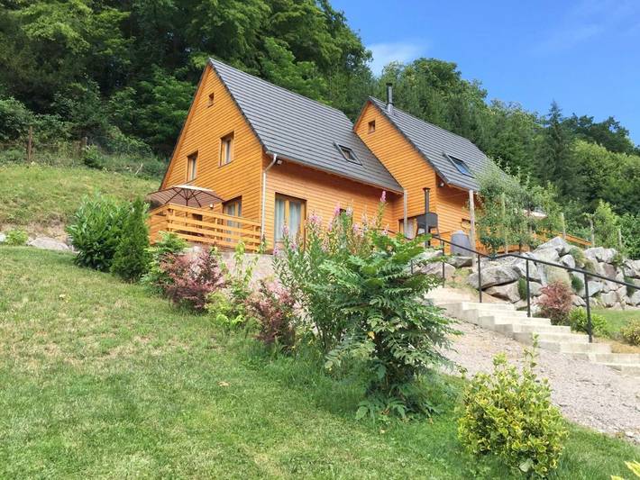 Ferienhaus für 5 Personen, mit Terrasse und Garten sowie Ausblick