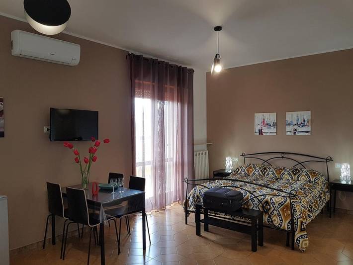Appartamento per 6 persone, con Balcone e Terrazza nonché Giardino e Panorama a Scafati