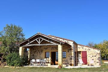 Gîte pour 6 personnes, avec jardin, animaux acceptés à Montferrand-du-Périgord