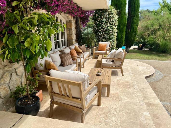 Villa pour 10 personnes, avec piscine ainsi que jardin et vue à Roquefort-les-Pins - 2