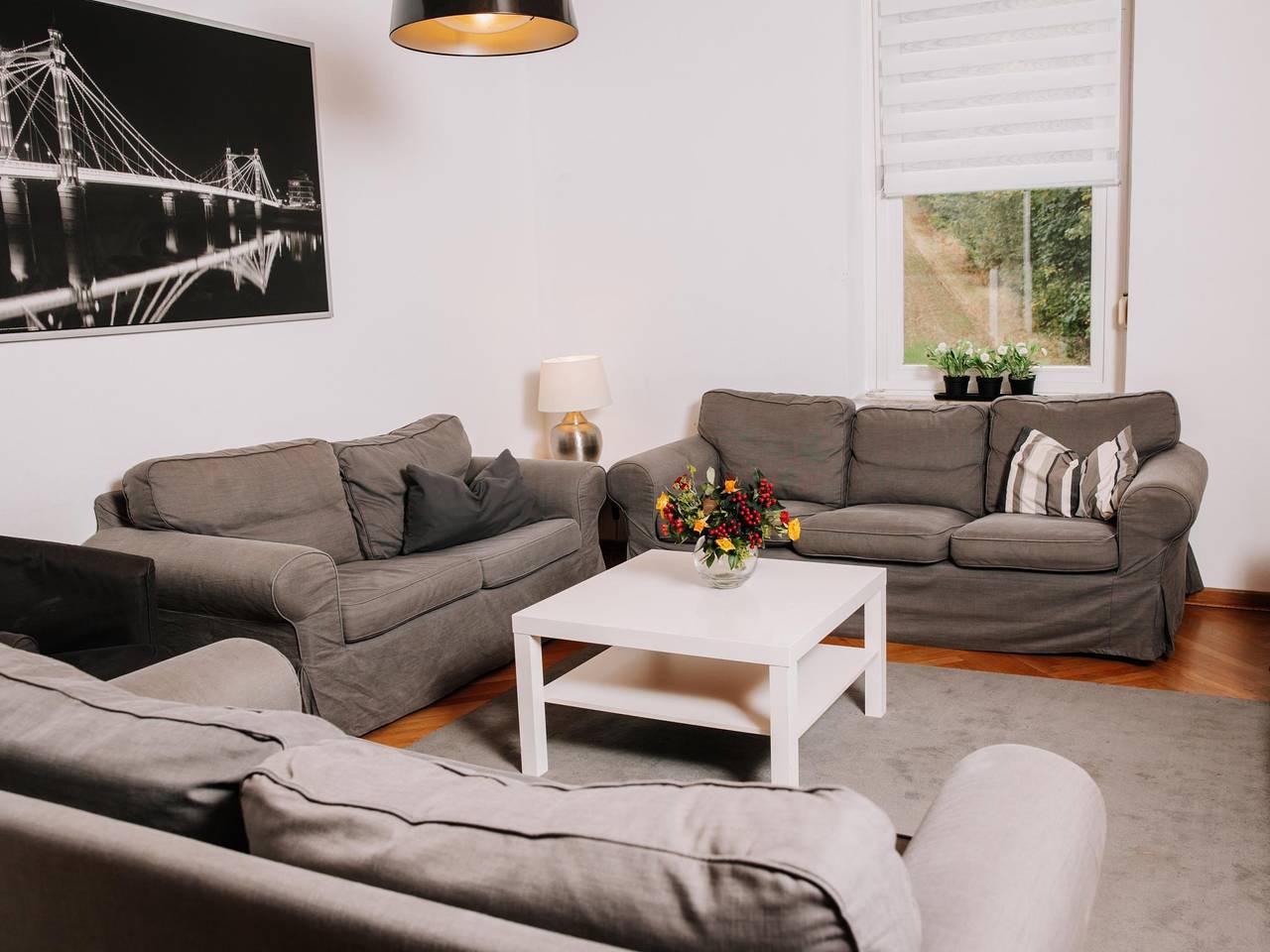 Geheel appartement, Vakantieappartement met overdekt terras in Bad Pyrmont, Weserbergland