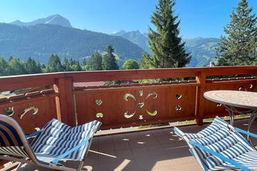 Gîte pour 7 personnes, avec balcon à Gryon