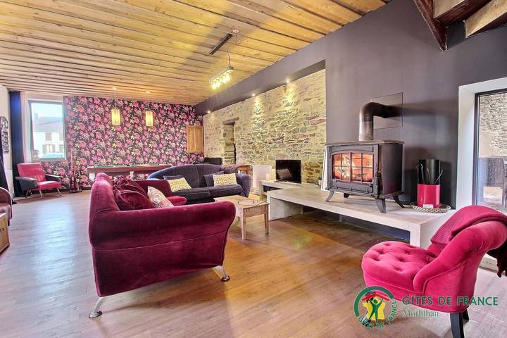 Gîte pour 15 personnes, avec terrasse dans le Morbihan - 2