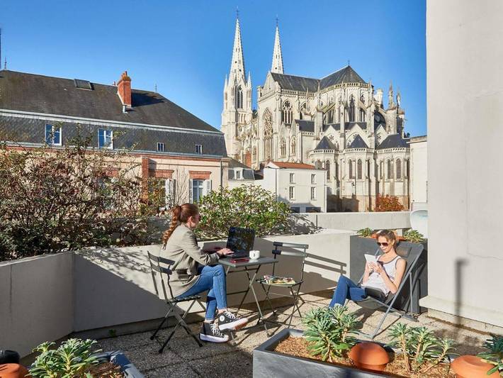 Hôtel pour 2 personnes, avec terrasse