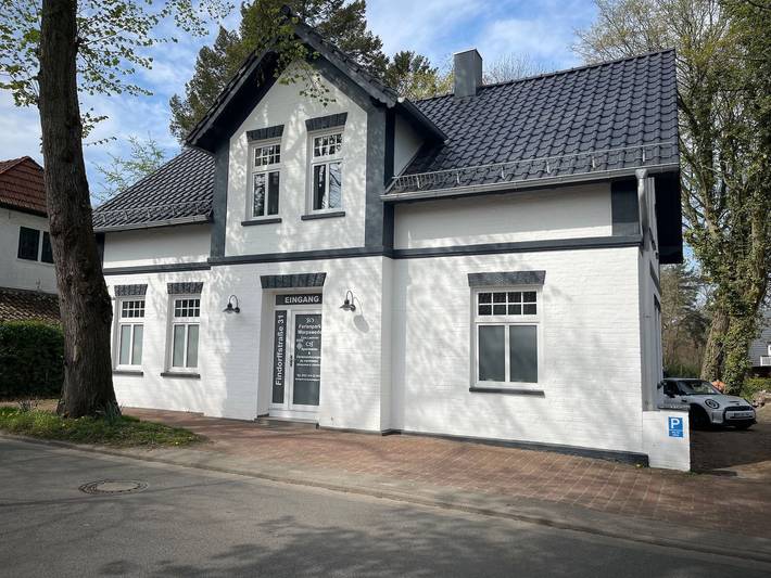 Ferienhaus für 4 Personen, mit Balkon und Terrasse sowie Garten in Worpswede
