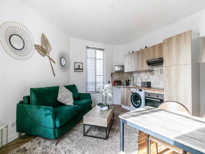 Apartamento entero, Apartamento encantador - 2 habitaciones/6 personas - Montreuil, cerca de París in Montreuil, Sena-Saint Denis