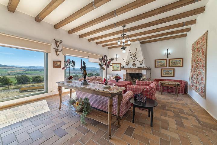 Casa rural para 13 personas, con balcón además de jardín y vistas al lago en Arcos de la Frontera - 3