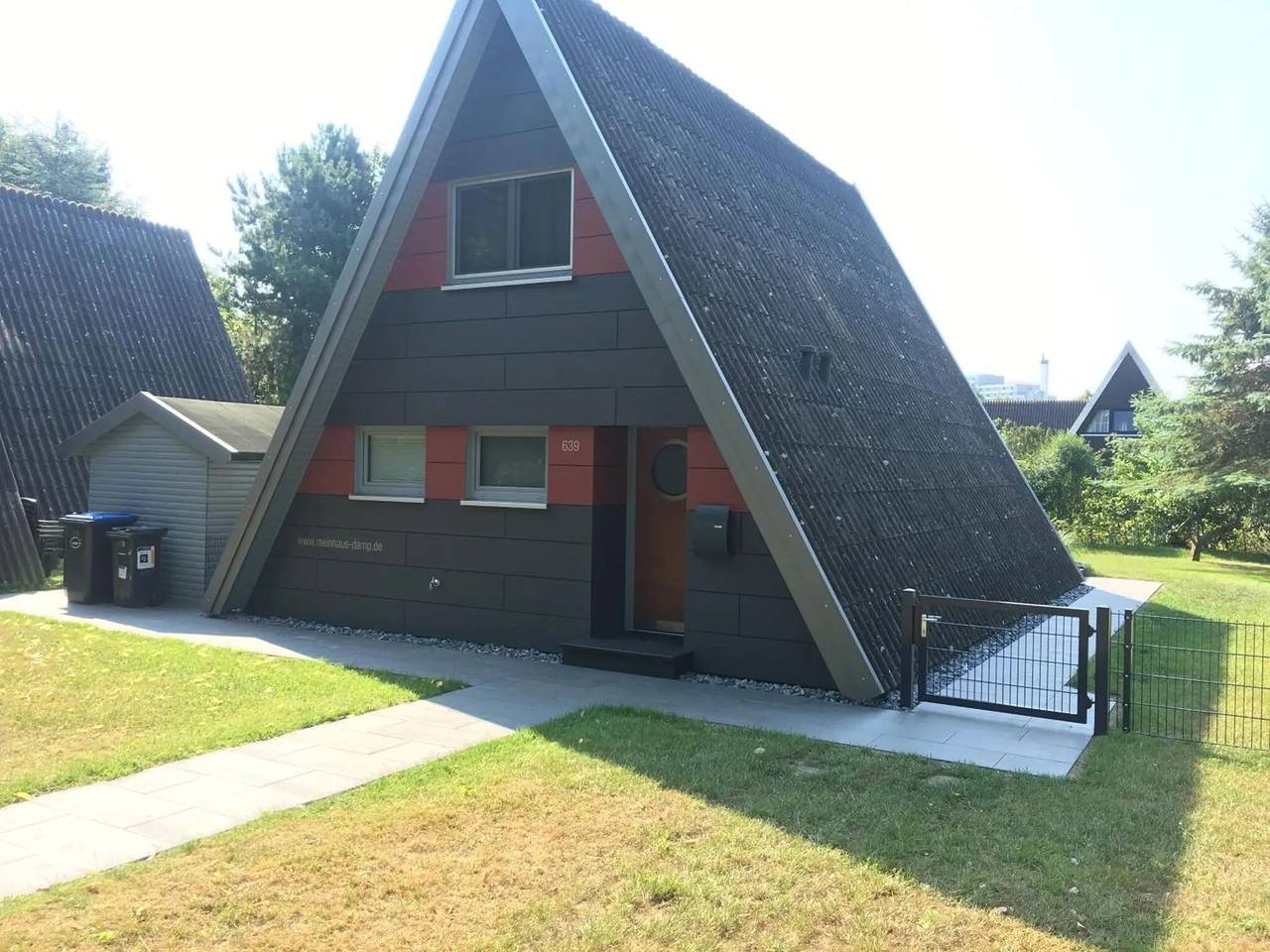 Casa de vacaciones 'Meinhaus-damp' con terraza, jardín y wifi in Ostseebad Damp, Damp