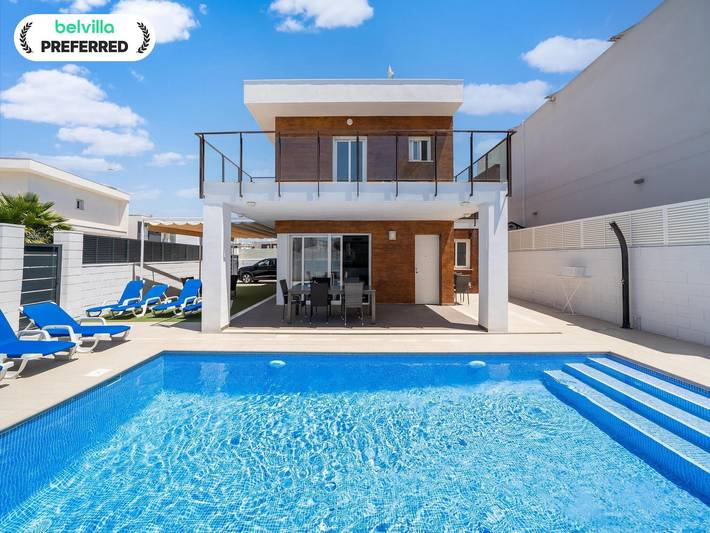 Villa för 8 Personer, med pool, barnvänlig i Gran Alacant