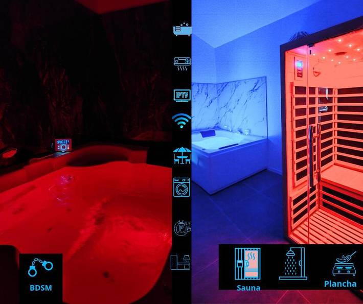 Villa pour 2 personnes, avec jardin ainsi que sauna et jacuzzi à Allauch