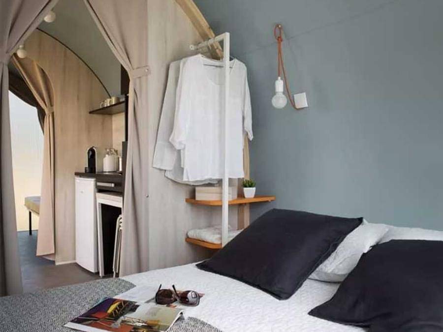Camping Les Dolmens - Hébergement 4 personnes - Coco Sweet - 2 chambres in Méjannes-le-Clap, Région d'Alès