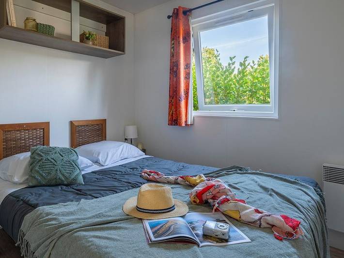 Camping Les Alizés - Mobilheim 6 personen - Exotic 30m² - 2 Zimmer Tv + Klimaanlage in Lannion, Ceinture Dorée