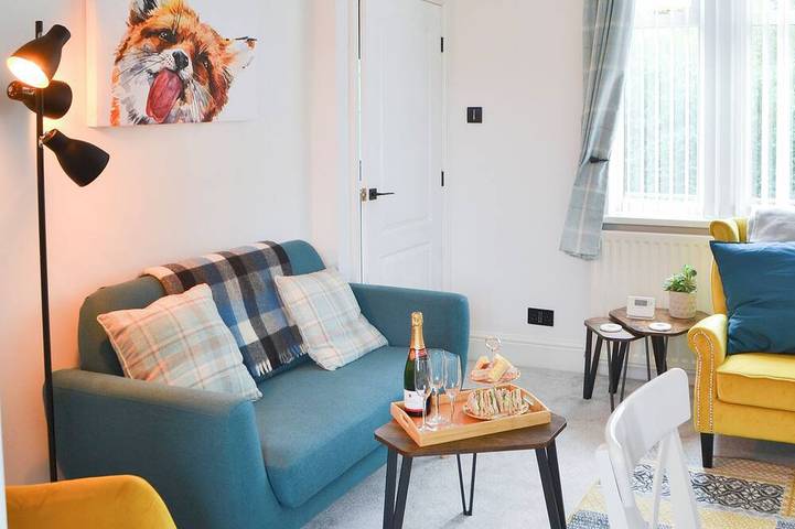 Log cabin for 3 people, with garden in Morpeth