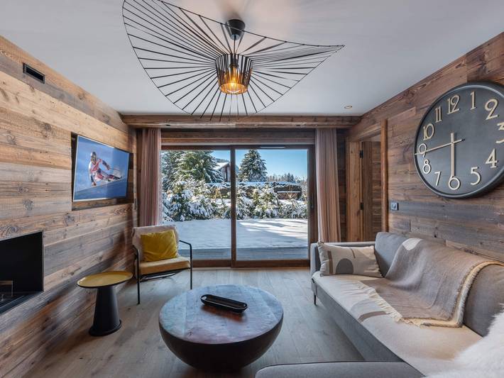 Chalet pour 6 personnes, avec balcon, animaux acceptés à Megève - 2