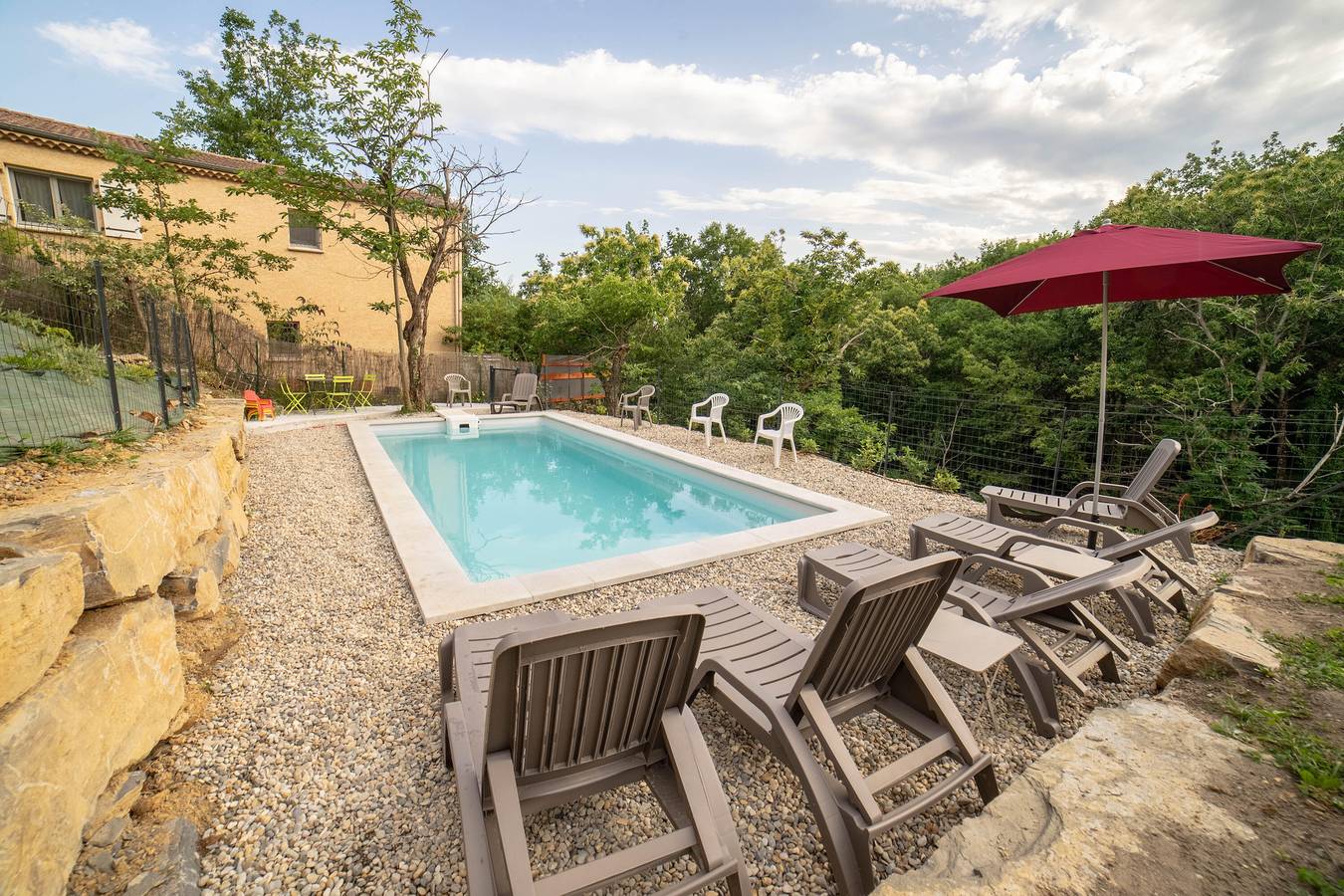 Villa voor 12 Personen in Vesseaux, Parc naturel régional des Monts d'Ardèche