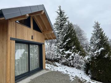 Gîte pour 4 personnes, avec terrasse et vue sur le lac à La Thuile (Savoie)