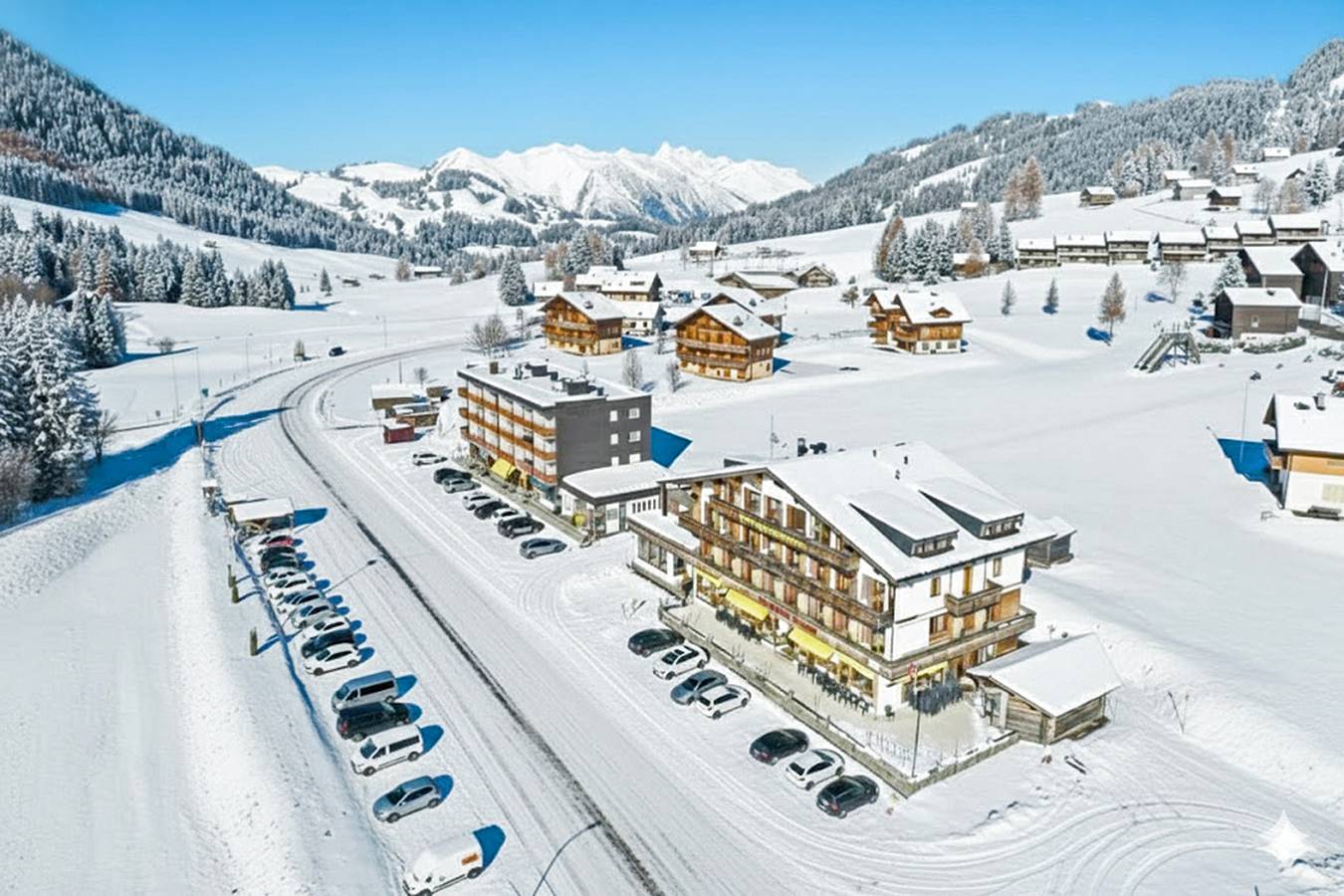 Hotel Relais Alpin Twin Room Ski In-Out 6 in Les Mosses, Ormont-Dessous