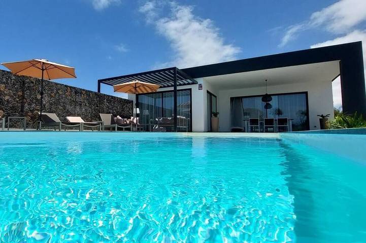 Villa für 6 Personen, mit Garten und Terrasse in Lajares