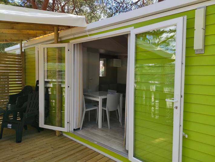 Camping pour 6 personnes, avec vue