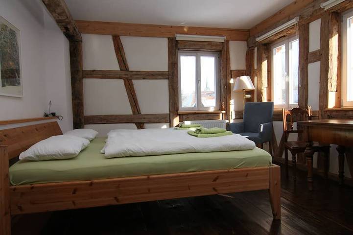 Ferienwohnung für 6 Personen, mit Balkon und Garten in Dornhan