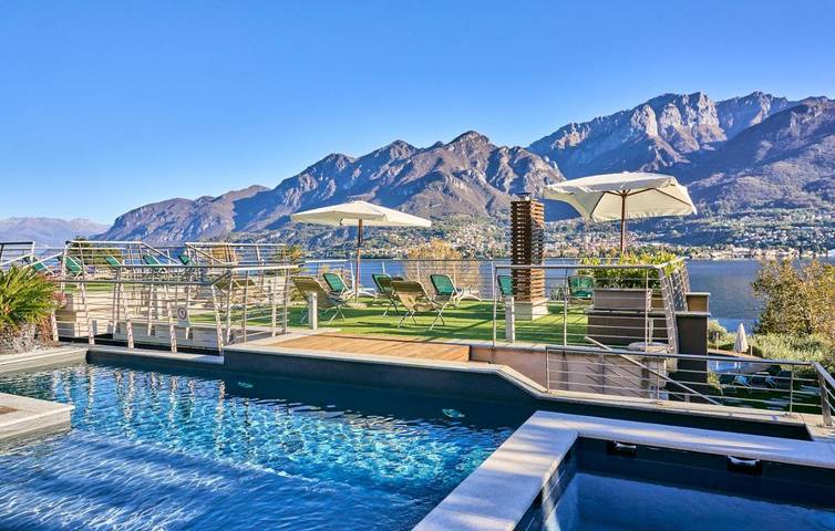 Location de vacances pour 5 personnes, avec jacuzzi et piscine ainsi que sauna et jardin à Oliveto Lario