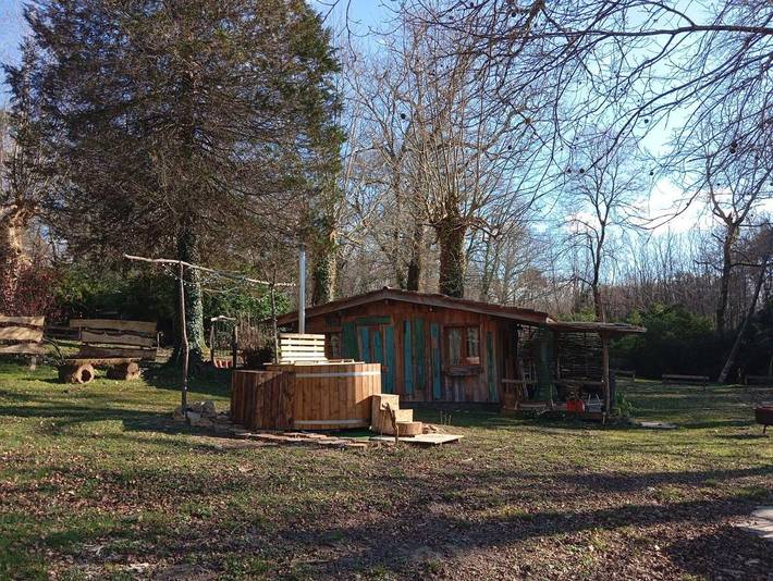 Maison de vacances pour 2 personnes, avec vue ainsi que vue sur le lac et jardin
