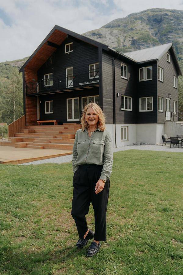 B&B für 2 Personen, mit Garten und Ausblick sowie Terrasse in Norwegen