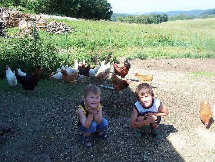 Bauernhof für 2 Personen, mit Balkon und Balkon/Terrasse sowie Terrasse und Garten