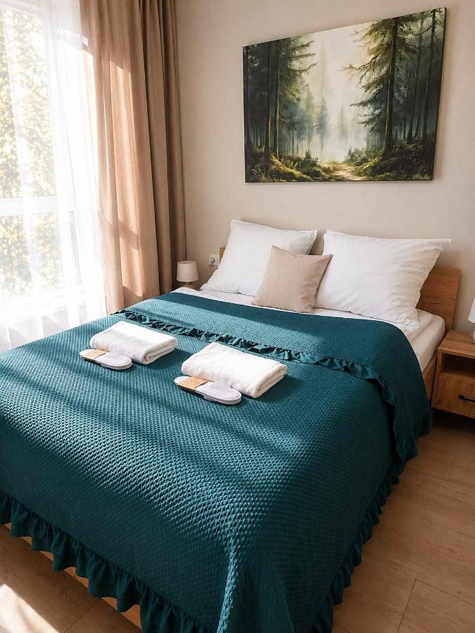 Apartament wakacyjny dla 4 osób, z widok i balkon w Kamienica