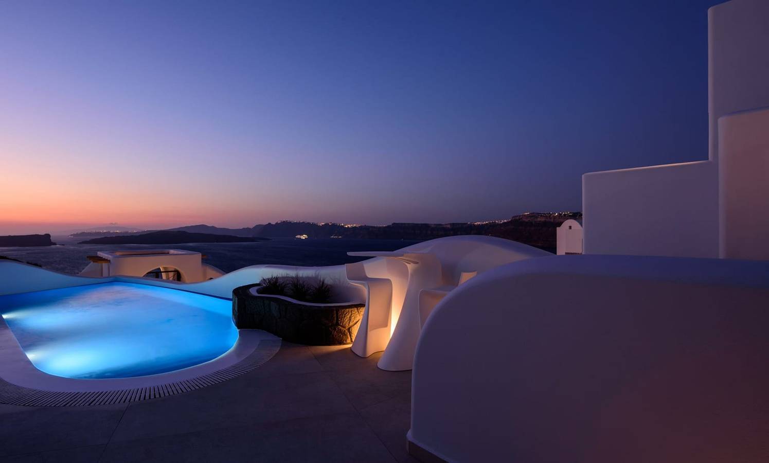 Villa für 6 Personen mit Balkon in Akrotiri, Santorin