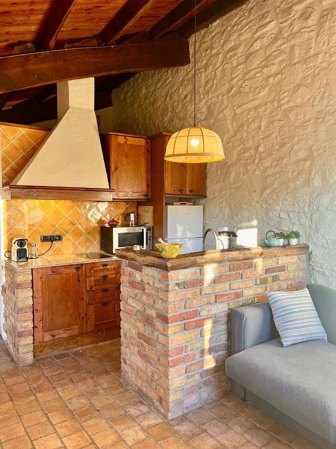 Gîte pour 2 personnes, avec terrasse ainsi que jardin et vue, animaux acceptés à Vallfogona de Ripollès - 4