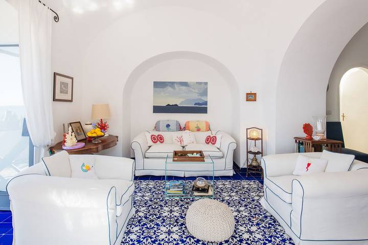 Location de vacances pour 6 personnes, avec Balcon ainsi que Terrasse et Jardin à Positano - 4