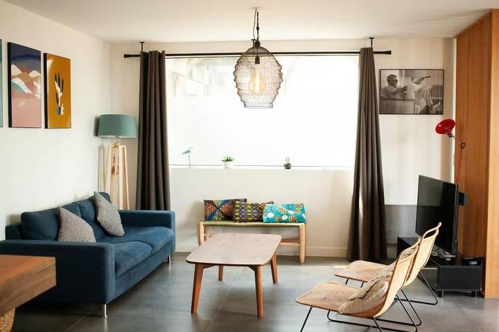 Gîte pour 9 personnes, avec jardin dans Plage Des Minimes