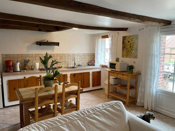Location de vacances pour 3 personnes, avec terrasse et jardin, adapté aux familles à Alembon - 4
