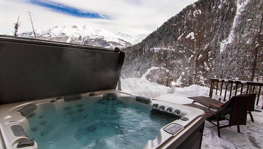 Gîte pour 5 personnes, avec terrasse et sauna ainsi que jacuzzi et balcon/terrasse dans Grimentz - 4