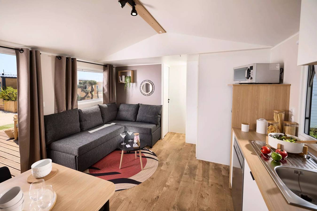 Mobil-home Serena 4 rooms 6 people air conditioned in Casaglione, Ajaccio region