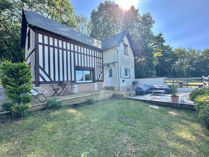 Maison de vacances pour 4 personnes, avec terrasse ainsi que vue et jardin