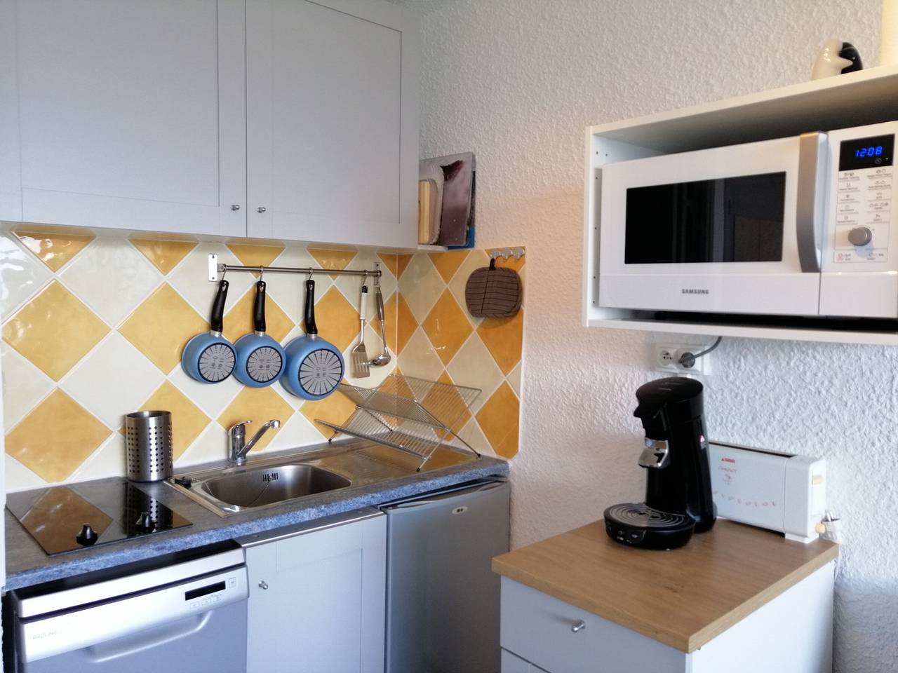 Ganzes Studio, Studio für 4 Pers. in Pra-Loup, nahe Pisten, Talblick in Pra-Loup, Uvernet-Fours