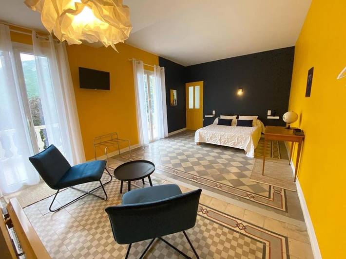 Hôtel pour 2 personnes, avec Balcon et Terrasse ainsi que Jardin et Vue