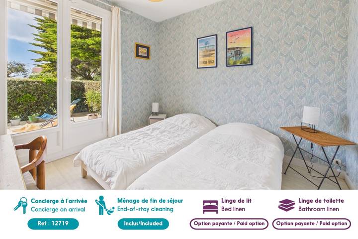 Appartement entier, Appart. 4 pers. face mer + terrasse + animaux in Pornic, Côte de Jade