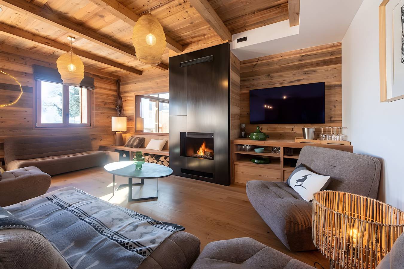 Geheel appartement, Chalet 'Kiera' met balkon en Wifi in La Toussuire, Fontcouverte-la Toussuire