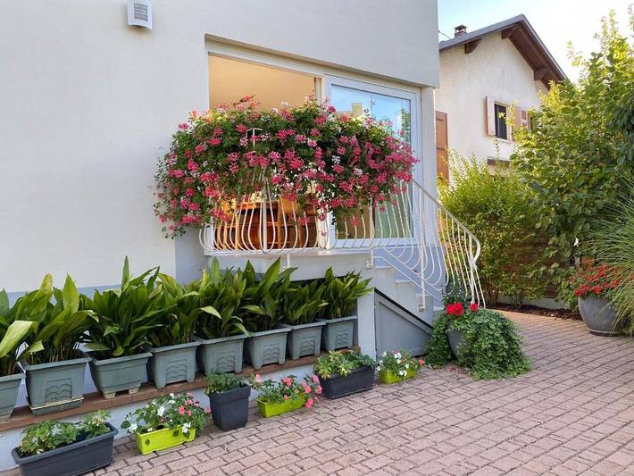 Appartement de vacances pour 6 personnes, avec Jardin et Vue