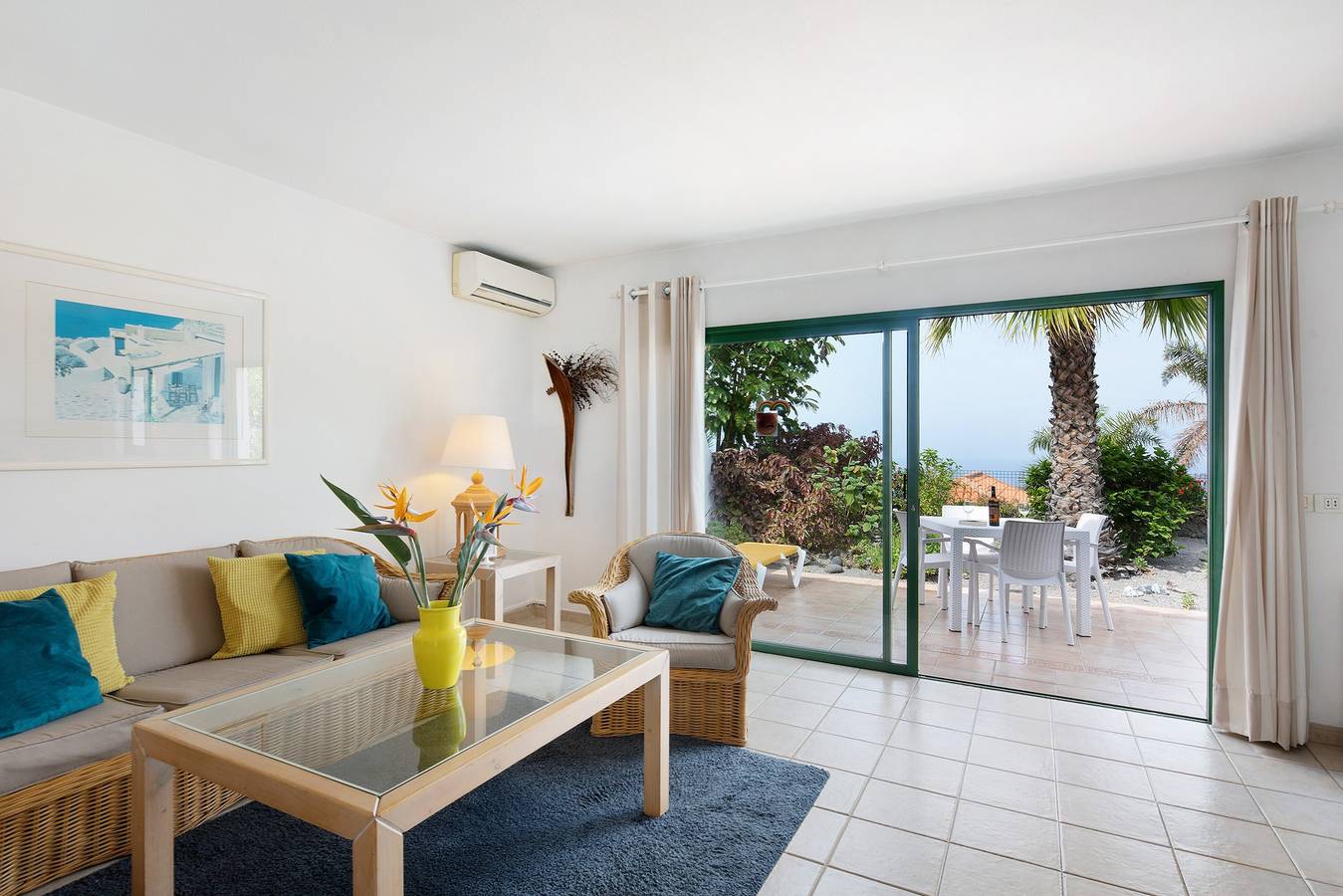 Ferienhaus 'Villa Verde Superior' mit Meerblick, Wlan und Klimaanlage in Dos Pinos, El Paso