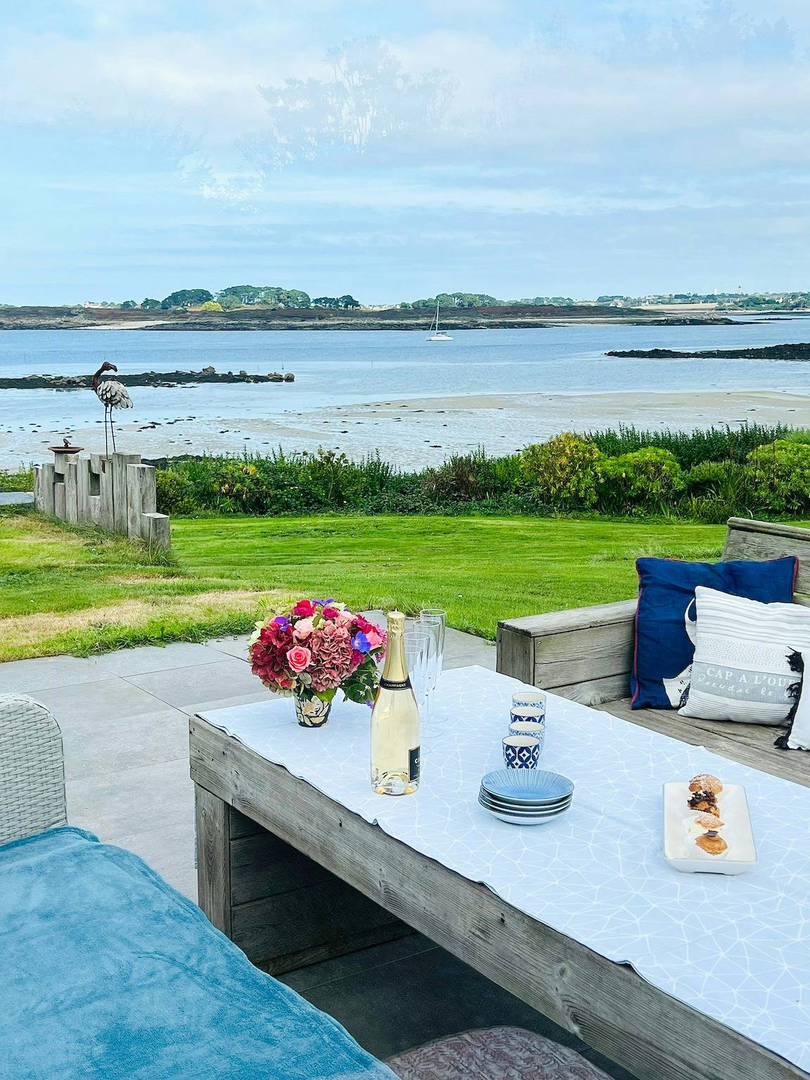 Strandhaus mit 280 Grad Meerblick in Kergoz in Landéda, Brest und Umgebung
