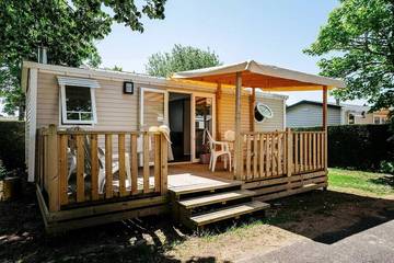 Camping für 4 Personen am Oberrhein