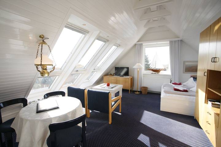 Ferienwohnung für 2 Personen, mit Garten und Sauna sowie Ausblick auf Spiekeroog
