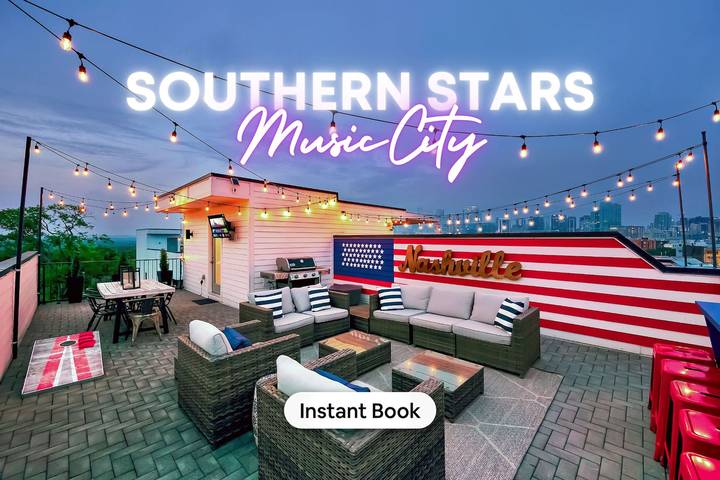 Vacation house for 12 people, with balcony, kid friendly in Nashville