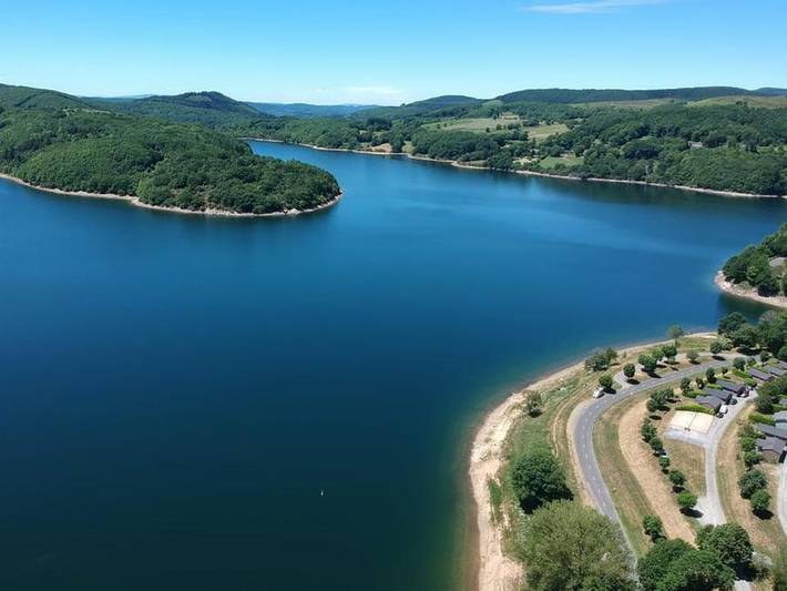 Ferienhaus für 4 Personen, mit Seeblick am Tarn